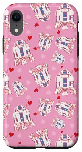 Hülle für iPhone XR Star Wars R2-D2 Artoo Droid Love Hearts Valentinstag von Star Wars