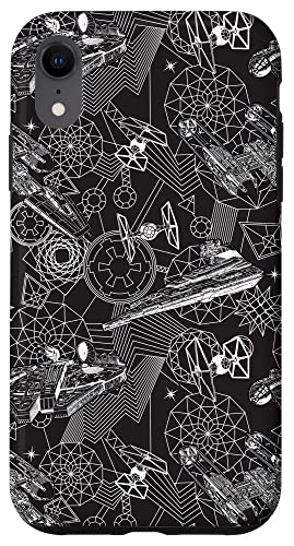 Hülle für iPhone XR Star Wars Vehicles Geometric Galaxy von Star Wars