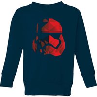Jedi Cubist Trooper Helmet Black Kids' Sweatshirt - Navy - 3-4 Jahre von Star Wars