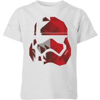 Jedi Cubist Trooper Helmet Black Kids' T-Shirt - Grey - 3-4 Jahre von Star Wars