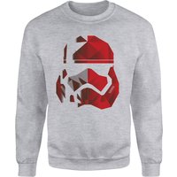 Jedi Cubist Trooper Helmet Black Sweatshirt - Grey - XXL von Star Wars