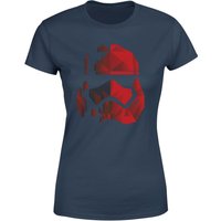 Jedi Cubist Trooper Helmet Black Women's T-Shirt - Navy - M von Star Wars