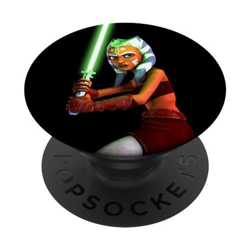 PopSockets Star Wars Clone Wars Ahsoka Tano - PopSockets Ausziehbarer Sockel und Griff für Smartphones und Tablets von Star Wars