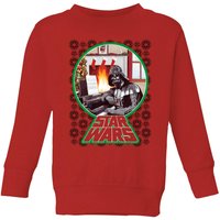 Star Wars A Very Merry Sithmas Kinder Weihnachtspullover - Rot - 3-4 Jahre von Star Wars