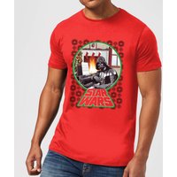 Star Wars A Very Merry Sithmas Mens T-Shirt - Rot - L von Star Wars