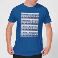 Star Wars AT-AT Pattern Mens T-Shirt - Royal Blau - XL von Star Wars