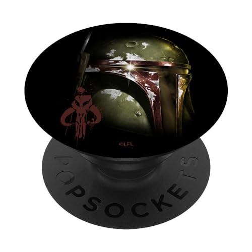 Star Wars Boba Fett Mandalorian Helmet PopSockets mit austauschbarem PopGrip von Star Wars