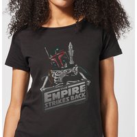 Star Wars Classic Boba Fett Skeleton Damen T-Shirt - Schwarz - M von Star Wars