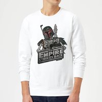 Star Wars Classic Boba Fett Skeleton Pullover - Weiß - L von Star Wars