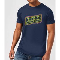 Star Wars Classic Empire Strikes Back Logo Herren T-Shirt - Navy Blau - S von Star Wars
