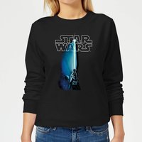 Star Wars Classic Lightsaber Damen Pullover - Schwarz - XXL von Star Wars