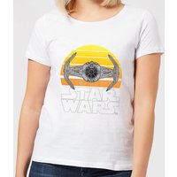 Star Wars Classic Star Wars Sunset Tie Damen T-Shirt - Weiß - M von Star Wars