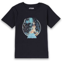 Star Wars Classic Vintage Victory Kinder T-Shirt - Navy Blau - 9-10 Jahre von Star Wars