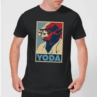 Star Wars Classic Yoda Poster Herren T-Shirt - Schwarz - L von Star Wars