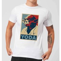 Star Wars Classic Yoda Poster Herren T-Shirt - Weiß - L von Star Wars