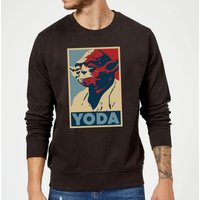 Star Wars Classic Yoda Poster Pullover - Schwarz - M von Star Wars