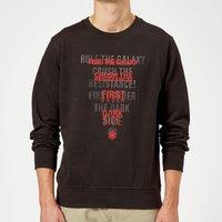 Star Wars Dark Side Echo Schwarz Pullover - Schwarz - L von Star Wars