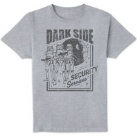 Star Wars Dark Side Security Services Unisex T-Shirt - Grey - M von Star Wars