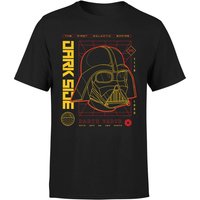 Star Wars Darth Vader Grid Herren T-Shirt - Schwarz - XS von Star Wars