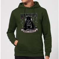 Star Wars Darth Vader Humbug Christmas Hoodie - Forest Green - XL von Star Wars