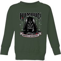 Star Wars Darth Vader Humbug Kinder Weihnachtspullover – Grün - 3-4 Jahre von Star Wars