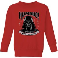Star Wars Darth Vader Humbug Kinder Weihnachtspullover – Rot - 11-12 Jahre von Star Wars