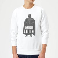 Star Wars Darth Vader I Am Your Father Pose Sweatshirt - White - L von Star Wars