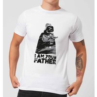 Star Wars Darth Vader I Am Your Father Sketch Men's T-Shirt - White - XXL von Star Wars