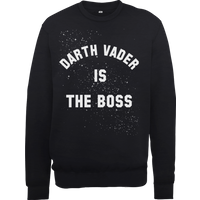 Star Wars Darth Vader Is The Boss Pullover - Schwarz - M von Star Wars