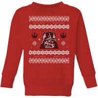 Star Wars Darth Vader Knit Kinder Weihnachtspullover – Rot - 3-4 Jahre von Star Wars