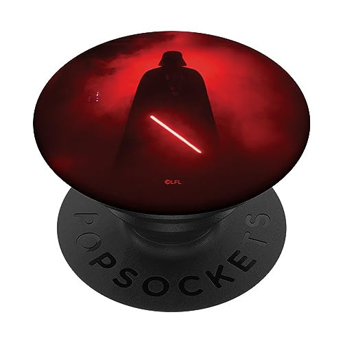 Star Wars Darth Vader Red Lightsaber Shadow PopSockets mit austauschbarem PopGrip von Star Wars