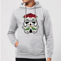 Star Wars Day Of The Dead Stormtrooper Hoodie - Grau - XXL von Star Wars