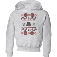 Star Wars Empire Knit Kids' Christmas Hoodie - Grey - 9-10 Jahre von Star Wars