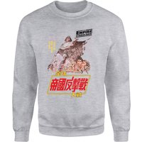 Star Wars Empire Strikes Back Kanji Poster Sweatshirt - Grey - XL von Star Wars