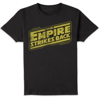 Star Wars Empire Strikes Back Logo Unisex T-Shirt - Black - 3XL von Star Wars