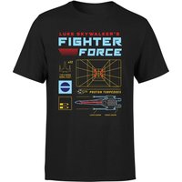 Star Wars Fighter Force Herren T-Shirt - Schwarz - XS von Star Wars