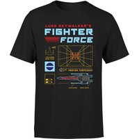 Star Wars Fighter Force Herren T-Shirt - Schwarz - XXL von Star Wars