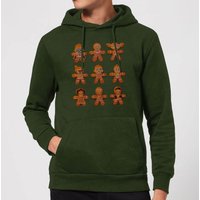 Star Wars Gingerbread Characters Christmas Hoodie - Forest Green - XL von Star Wars