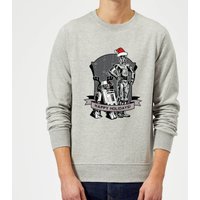 Star Wars Happy Holidays Droids Weihnachtspullover – Grau - XL von Star Wars