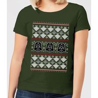 Star Wars Imperial Darth Vader Women's Christmas T-Shirt - Forest Green - XXL von Star Wars