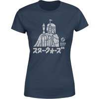 Star Wars Kana Boba Fett Damen T-Shirt - Navy Blau - L von Star Wars