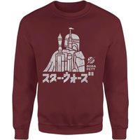 Star Wars Kana Boba Fett Sweatshirt - Burgundy - L von Star Wars