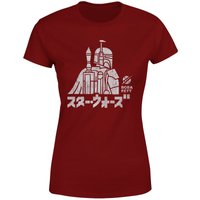 Star Wars Kana Boba Fett Women's T-Shirt - Burgundy - L von Star Wars