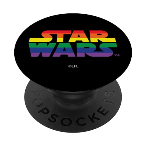 Star Wars Logo Rainbow PopSockets mit austauschbarem PopGrip von Star Wars