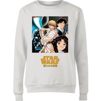 Star Wars Manga Style Damen Sweatshirt - Weiß - XS von Star Wars