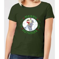 Star Wars Merry Hothmas Damen T-Shirt - Dunkelgrün - S von Star Wars