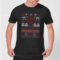 Star Wars Merry Sithmas Knit Mens T-Shirt - Schwarz - 4XL von Star Wars