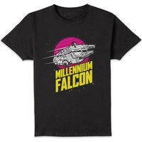Star Wars Millennium Falcon Circle Unisex T-Shirt - Black - XS von Star Wars