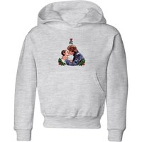 Star Wars Mistletoe Kiss Kids' Christmas Hoodie - Grey - 5-6 Jahre von Star Wars