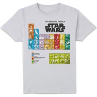 Star Wars Periodic Table Unisex T-Shirt - White - XL von Star Wars
